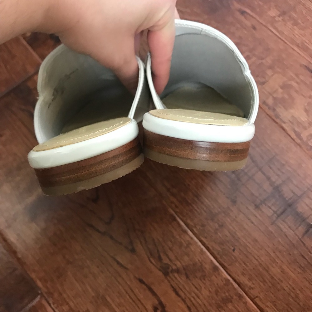 Marc Fisher White Mules - Picture 5 of 6